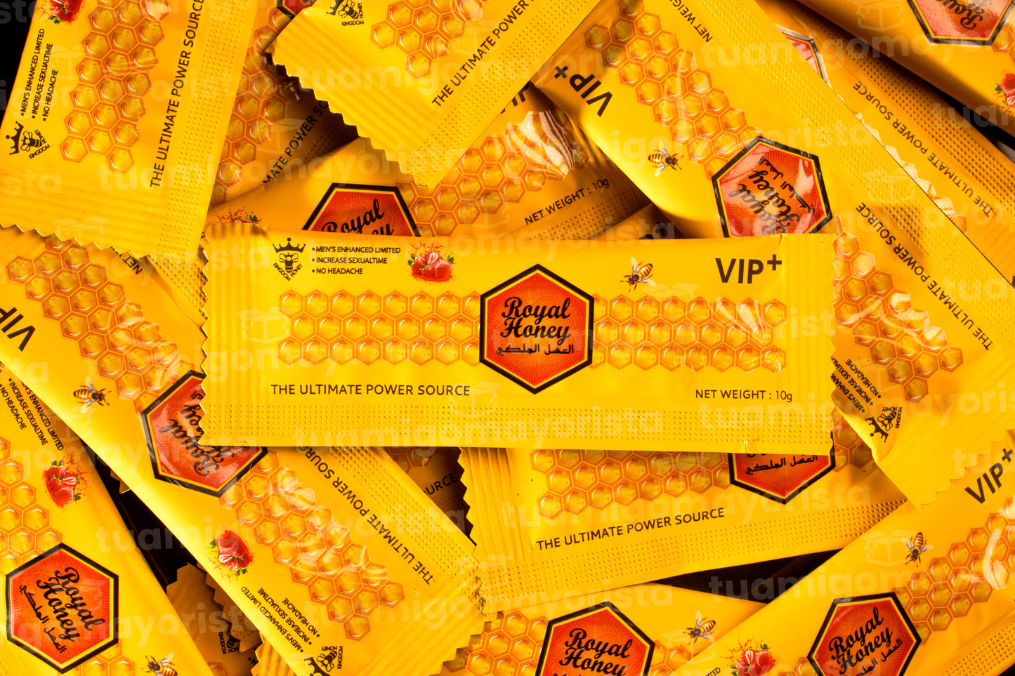 Miel Royal Honey VIP 24 Sobres Sabor Fresa Potencia x5