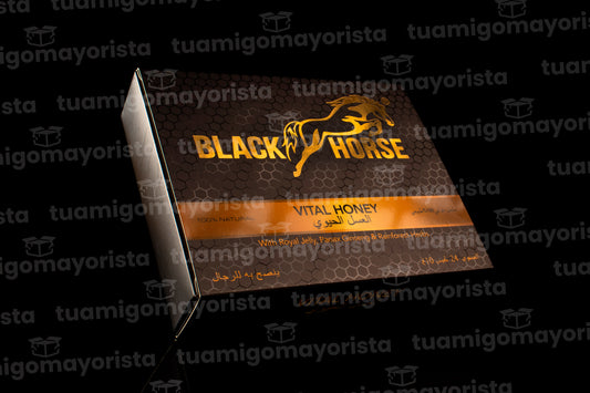 Miel Black Horse Clásica 10g Caja 24 Sobres