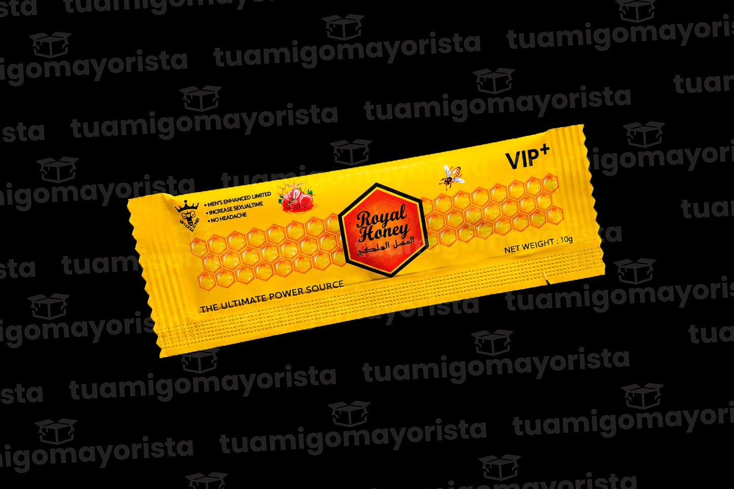 Miel Royal Honey VIP 24 Sobres Sabor Fresa Potencia x5